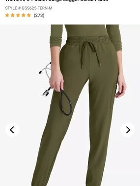 Greys Anatomy by Barco Jogger Scrub Pants - Olive